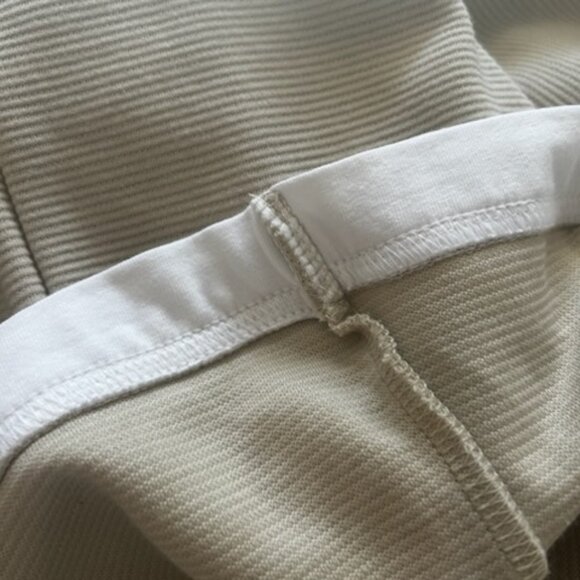 NWOT Denim & Flower Long Sleeve Men's Crewneck Sweater Tee Ivory Cream - Picture 9 of 13